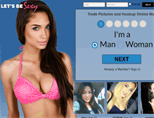 Tablet Screenshot of letsbesexy.com